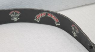 1 x Jeff Beck Leather Guitar Strap by Perri's - Officially Licensed Merchandise - RRP £40 - New &
