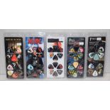70 x Guitar Pick Multipacks By Perris - Bowie, Pink Floyd, Rush, Iron Maiden & ACDC - RRP £1,050