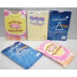 5 x Pink Floyd Baby Body Suits - Size: 6, 12, 18 Months - Officially Licensed Merchandise - New &