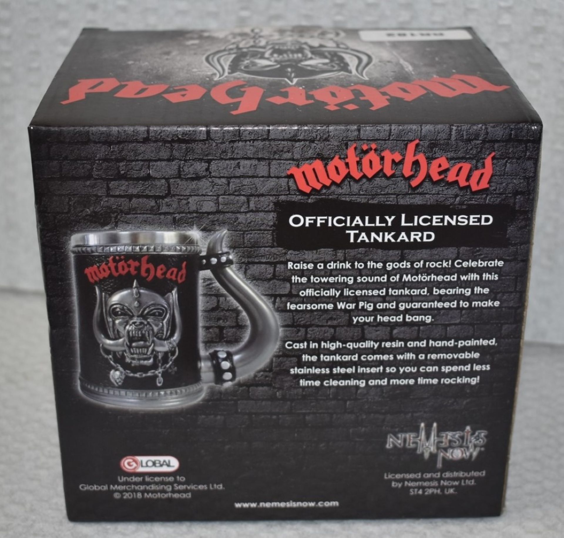 1 x Motorhead Drinks Tanker By Nemesis Now - Features Detailed Warpig Sculpture - RRP £60 - Image 5 of 8