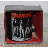 1 x Ceramic Drinking Mug - THE REMONES - Officially Licensed Merchandise - New & Boxed - Ref: