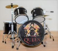 1 x Queen Miniature Drum Kit - Officially Licensed Merchandise - New & Unused - RRP £50