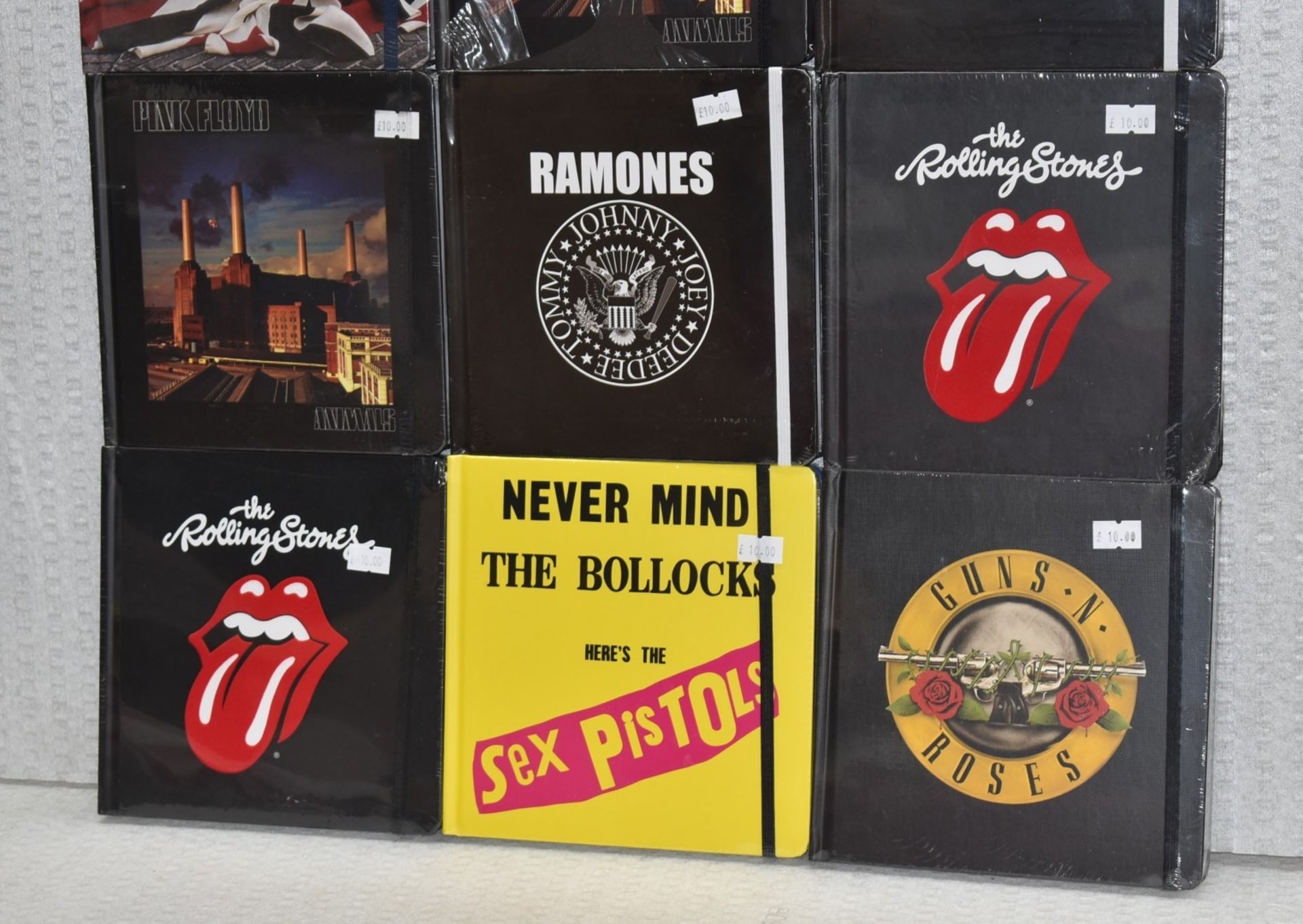 12 x Rock Band Themed 192 Page Notebook Journals - Bands Include Sex Pistols, Guns n Roses, Pink - Image 8 of 9