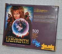 1 x Jim Hensons Labyrinth Featuring David Bowie Jigsaw By Aquarius - 500 Piece - New & Unused - Ref: