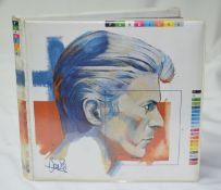 1 x David Bowie Fashions Limited Edition 1982 7 Inch Picture Dish Vinyl Set - Includes 10 Double