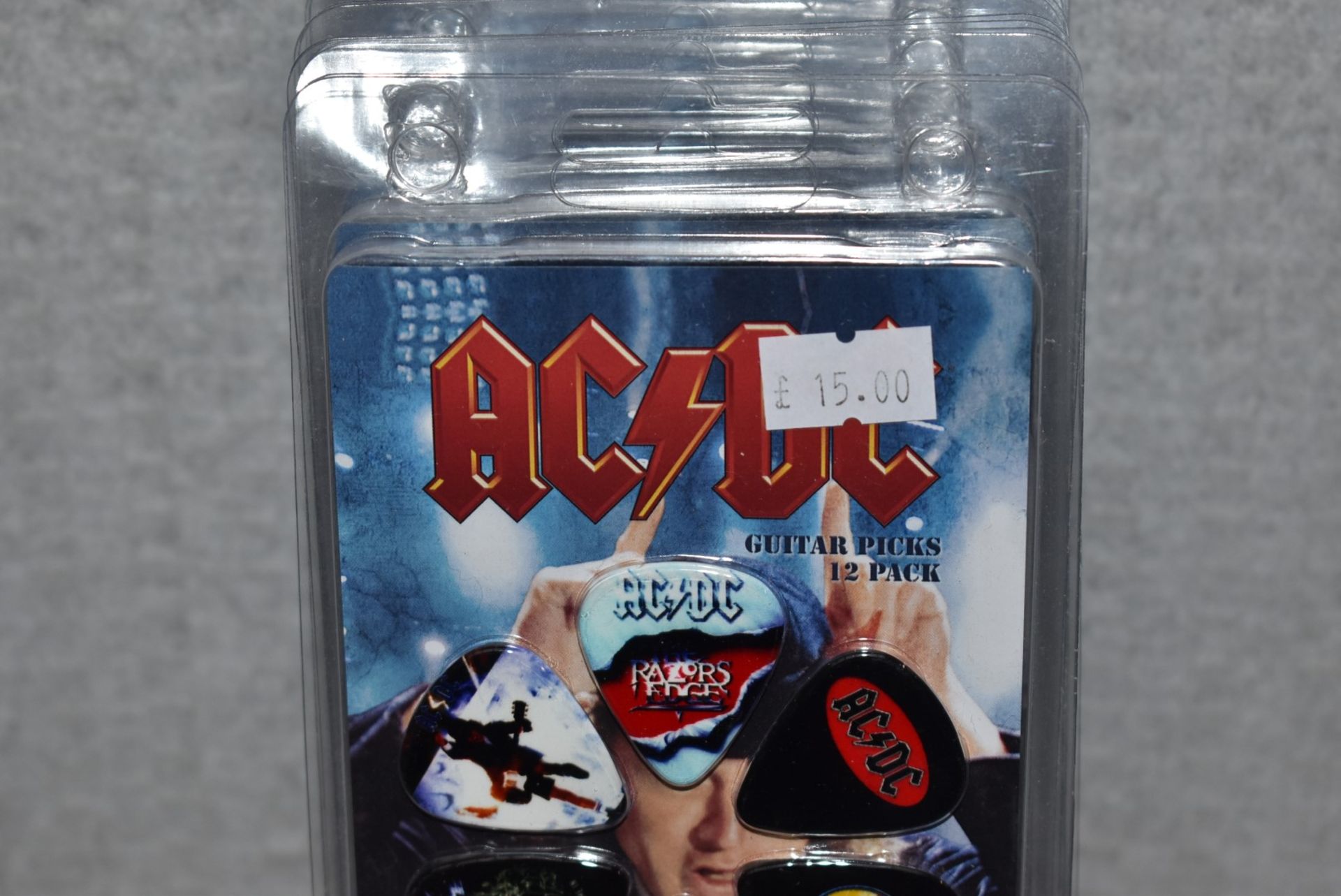 10 x ACDC Guitar Pick Multipacks By Perri's - 6 Picks Per Pack - Officially Licensed Merchandise - - Image 6 of 8