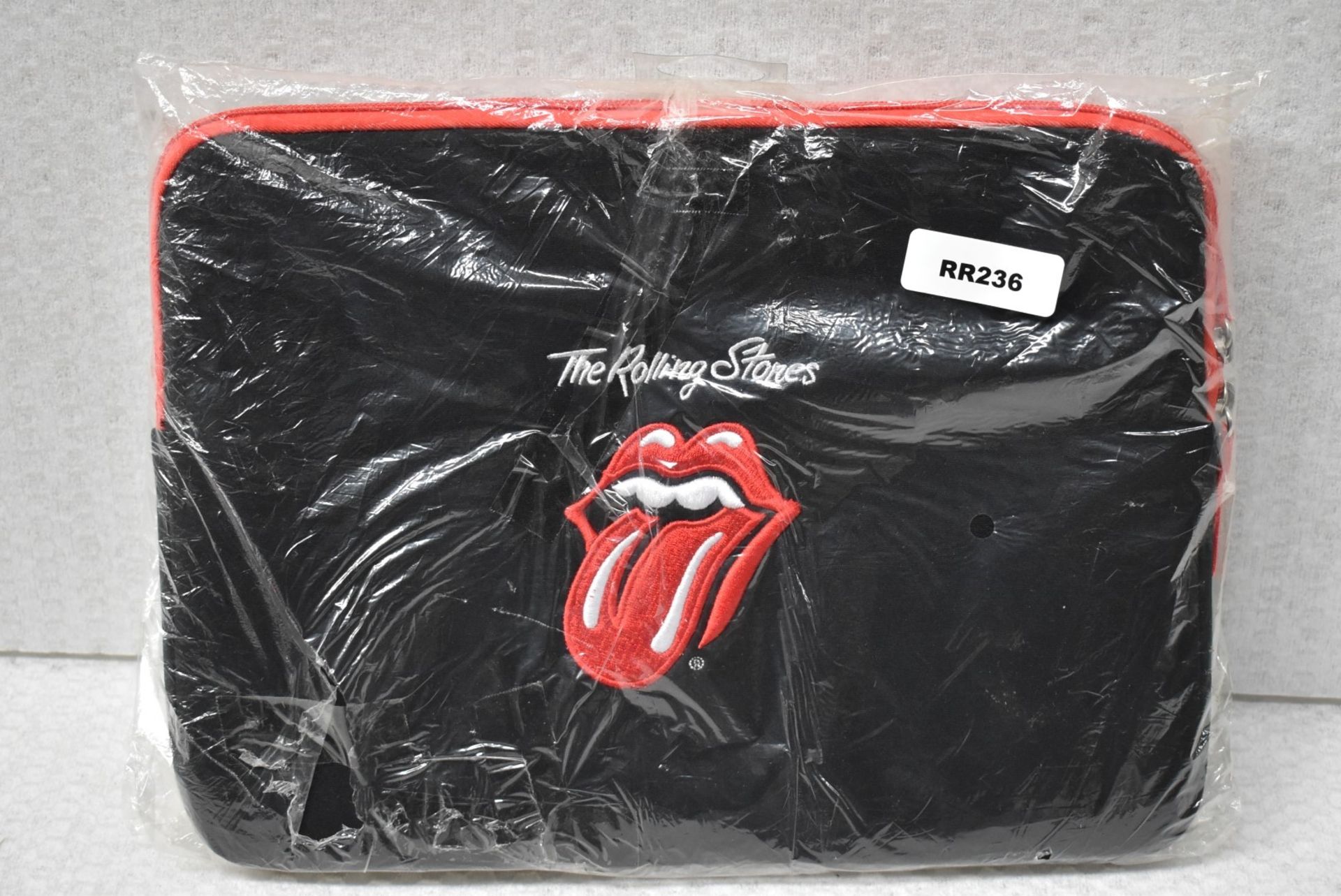 1 x Rolling Stones Laptop Case With Front Zipper Pocket - Suitable For Laptops Upto 13 Inch RRP £35 - Image 3 of 3