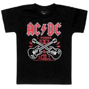 4 x ACDC Various Designs and Sizes Short Sleeve Baby and Kid's T-Shirts -