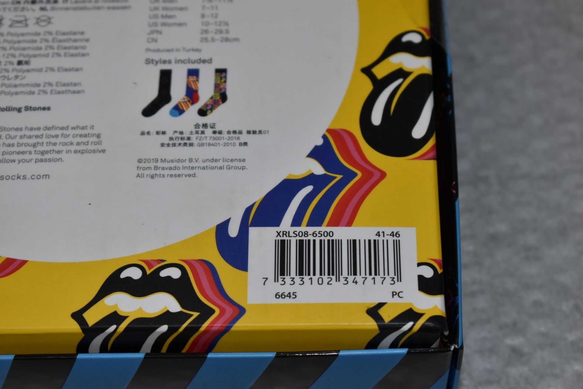 1 x Happy Socks Rolling Stones Gift Set - Officially Licensed Merchandise - New & Unused - RRP £40 - Image 6 of 6