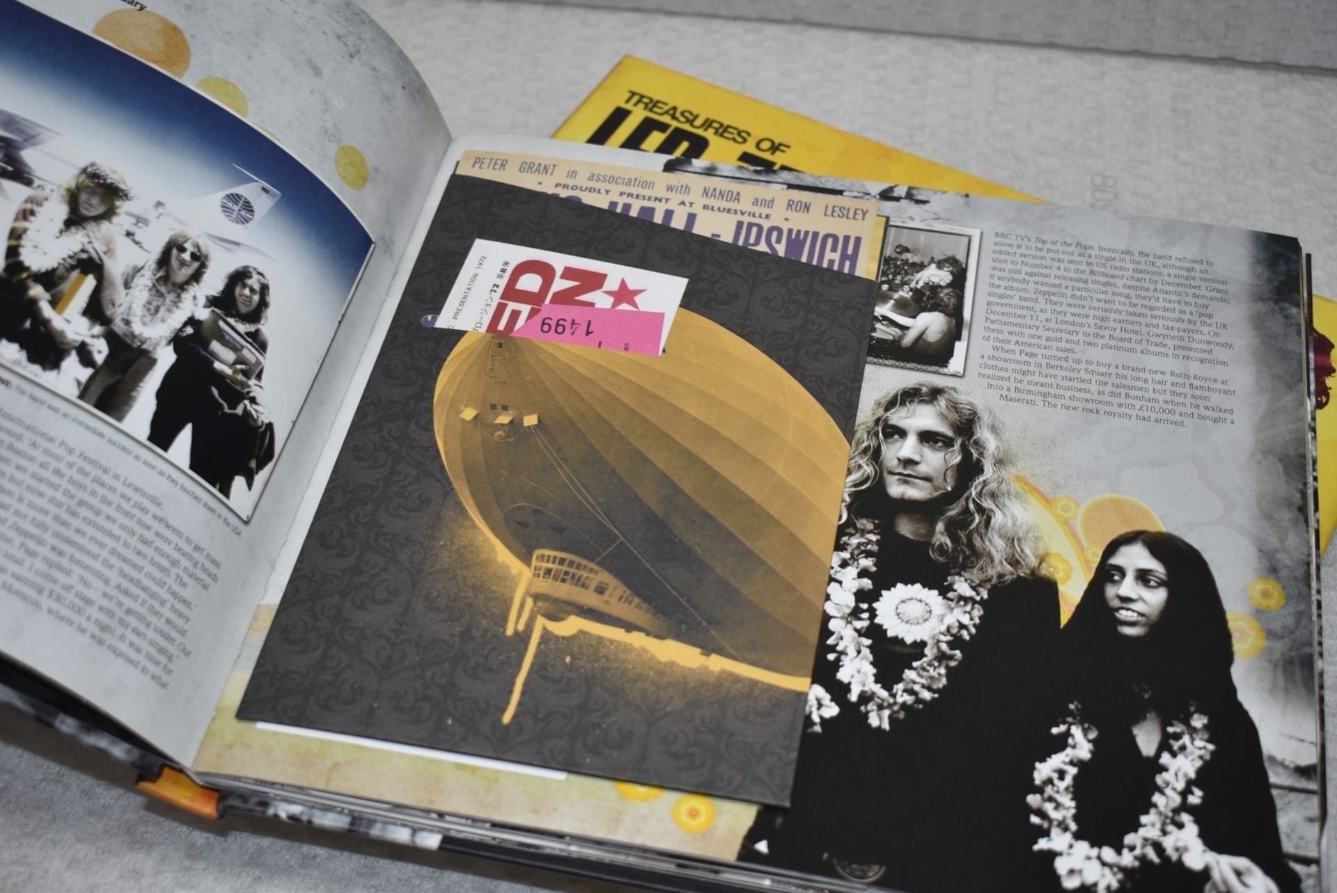 1 x Treasures of Led Zeppelin Box Set - Includes Illustrated Book and Facsimiles of Rare Memorabilia - Image 4 of 9