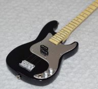 1 x Miniature Hand Made Guitar by Baby Axe - Phil Lynott Fender Precision Mirrored Bass - RRP £35