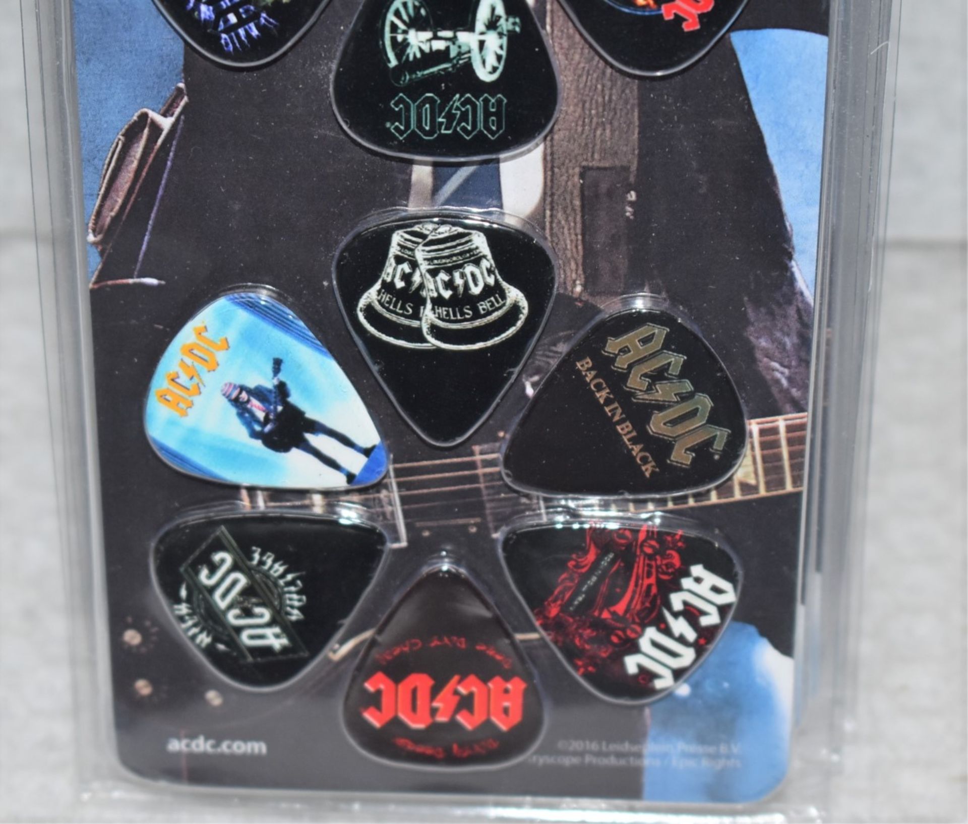 10 x ACDC Guitar Pick Multipacks By Perri's - 6 Picks Per Pack - Officially Licensed Merchandise - - Image 8 of 8