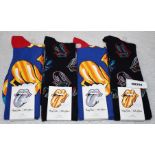 4 x Pairs of Rolling Stones Socks - Icononic Logo - Licensed Merchandise by Happy Socks - RRP £60