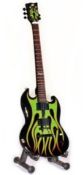 1 x Miniature Hand Made Guitar - Metallica James Hetfield ESP Grynch - New & Unused - RRP £35