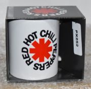 1 x Ceramic Drinking Mug - RED HOT CHILLI PEPPERS - Officially Licensed Merchandise - New &