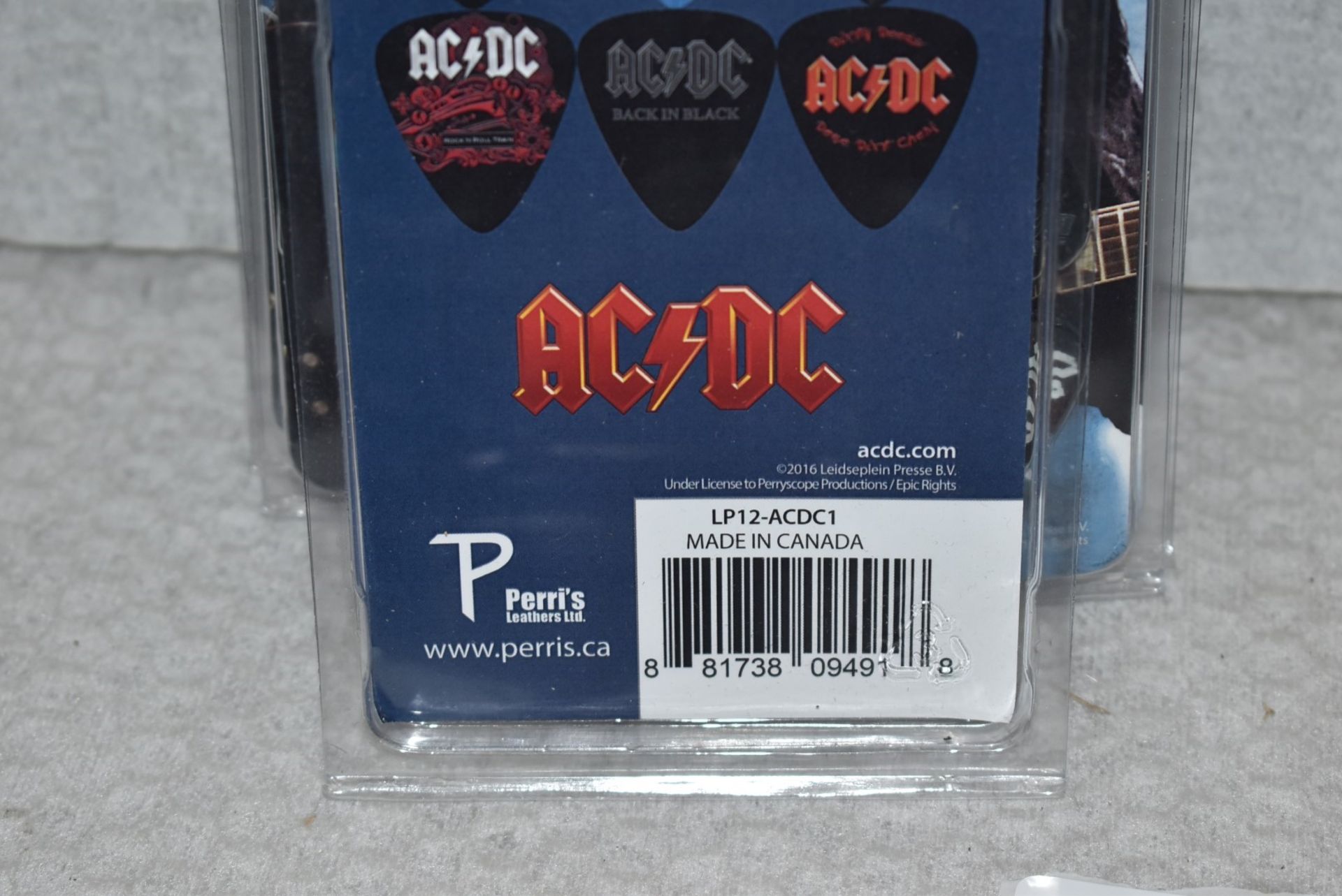 10 x ACDC Guitar Pick Multipacks By Perri's - 6 Picks Per Pack - Officially Licensed Merchandise - - Image 3 of 8