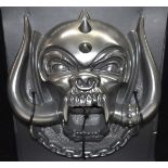 1 x Motorhead Wall Mounted Bottle Opener - Snaggletooth With a Gun Metal Finish - By Beer Buddies