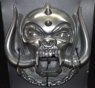 1 x Motorhead Wall Mounted Bottle Opener - Snaggletooth With a Gun Metal Finish - By Beer Buddies