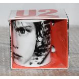 1 x Ceramic Drinking Mug - U2 - Officially Licensed Merchandise - New & Boxed - Ref: PX249 CB -