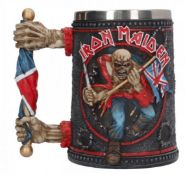 1 x Iron Maiden Officially Licensed Tankard Featuring Eddie the Trooper and Union Jack - RRP £60