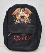 1 x Queen Backpack Bag by Rock Sax - Officially Licensed Merchandise - New & Unused - RRP £45 - Ref:
