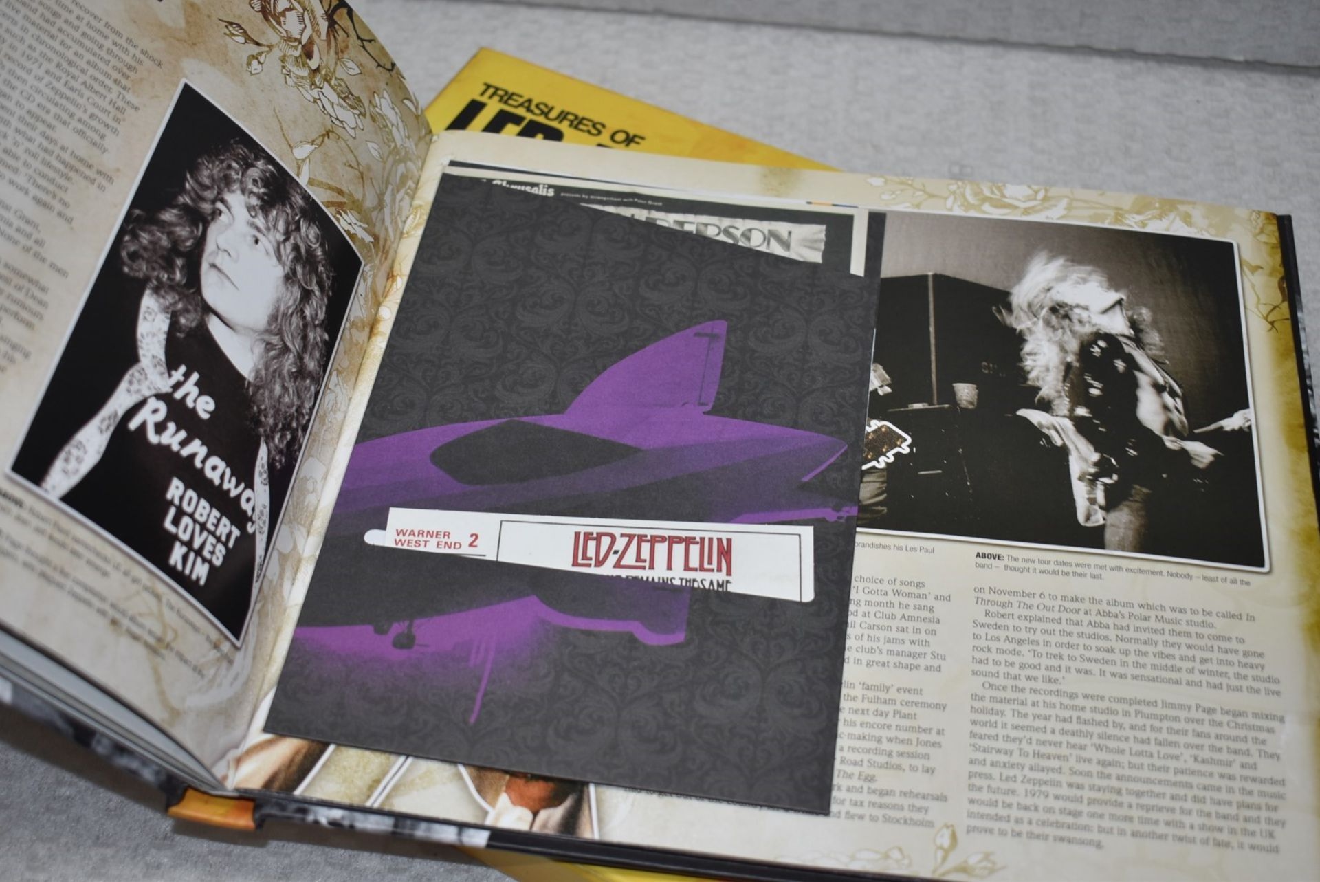 1 x Treasures of Led Zeppelin Box Set - Includes Illustrated Book and Facsimiles of Rare Memorabilia - Image 6 of 9