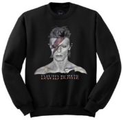 1 x David Bowie Aladdin Sane Men's Jumper - 100% Cotton - Size: XL - RRP £35