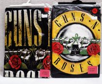 2 x GUNS N' ROSES Official Merchandise Various Designs Short Sleeve Ladies T-Shirts - Size: Extra