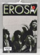 1 x AEROSMITH Band Picture Green and Black Logo Short Sleeve Men's T-Shirt by Gildan - Size: Extra