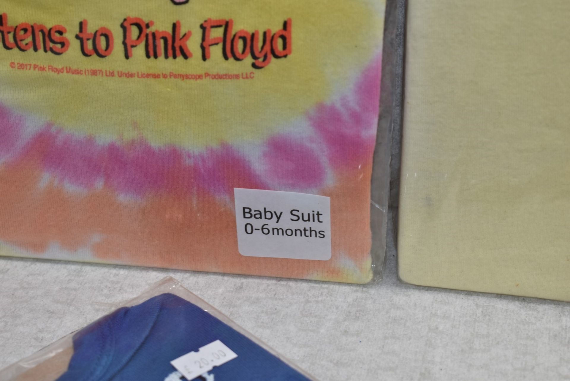 5 x Pink Floyd Baby Body Suits - Size: 6, 12, 18 Months - Officially Licensed Merchandise - New & - Image 4 of 8