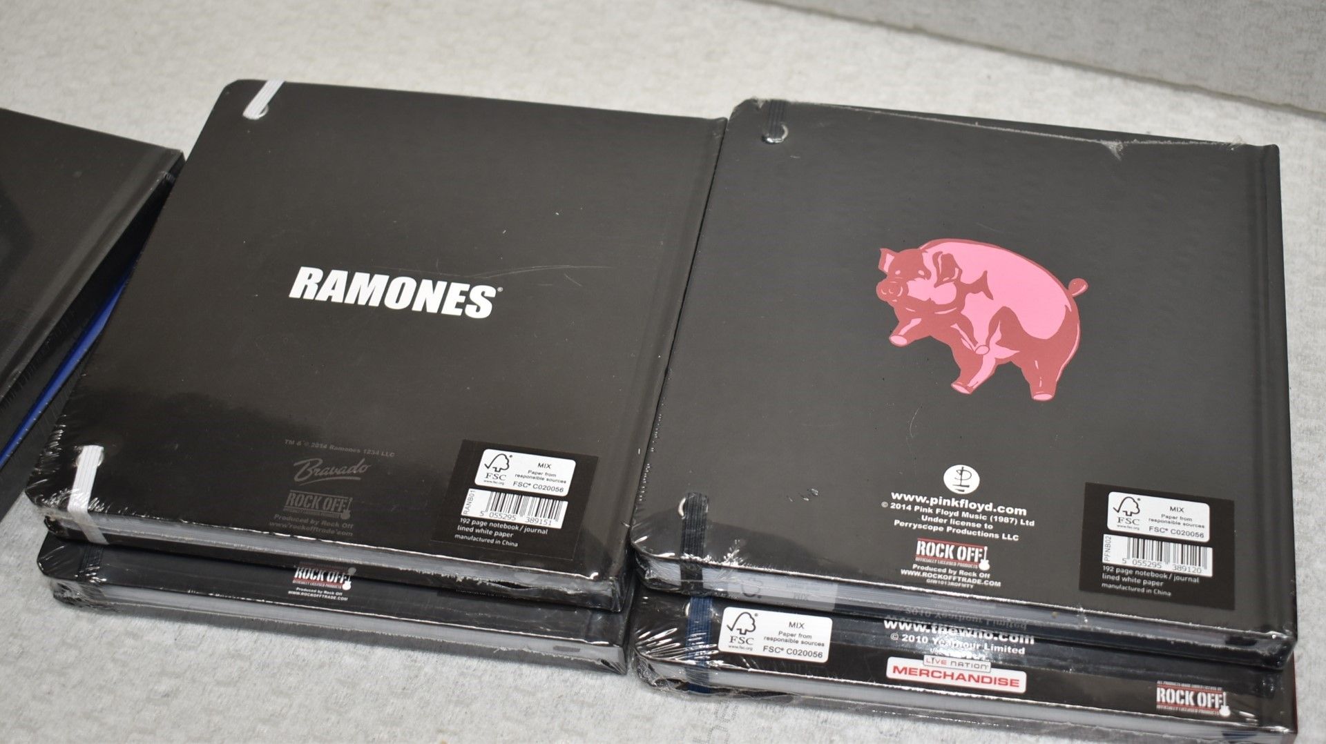 12 x Rock Band Themed 192 Page Notebook Journals - Bands Include Sex Pistols, Guns n Roses, Pink - Image 3 of 9