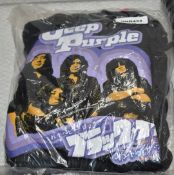 1 x Deep Purple Hooded Jumper - Black Night Japan - Size: Small - New & Unused - RRP £40