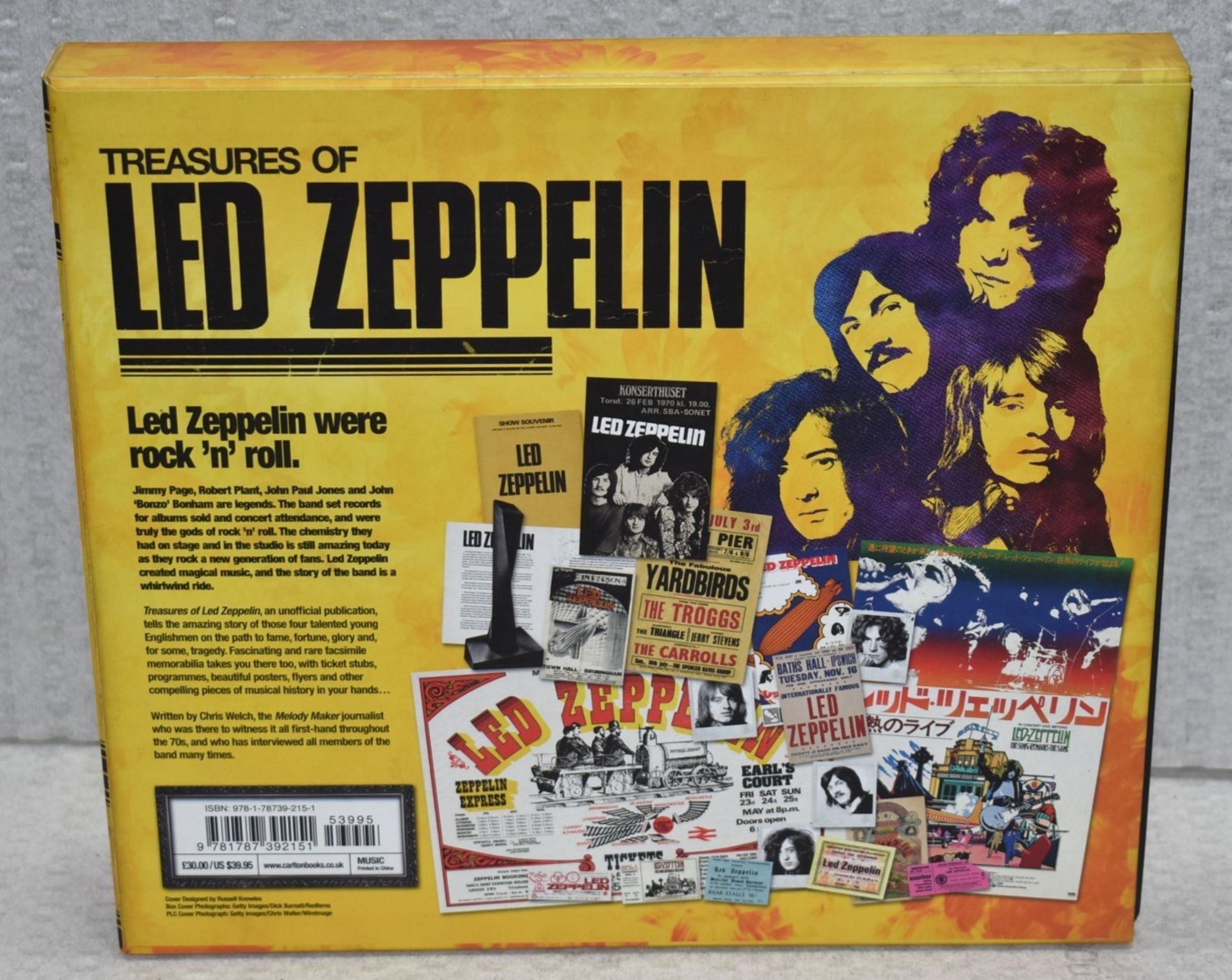 1 x Treasures of Led Zeppelin Box Set - Includes Illustrated Book and Facsimiles of Rare Memorabilia - Image 2 of 9