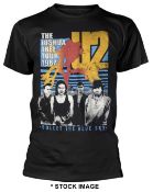1 x U2 The Joshua Tree 1987 Tour Limited Edition Logo Short Sleeve Men's T-Shirt - Size: Extra Large