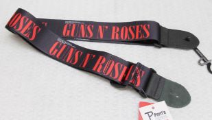 1 x Guns and Roses Guitar Strap by Perri's - Officially Licensed Merchandise - RRP £30 - New &