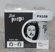 1 x Ceramic Drinking Mug - SEX PISTOLS - Officially Licensed Merchandise - New & Boxed - Ref: