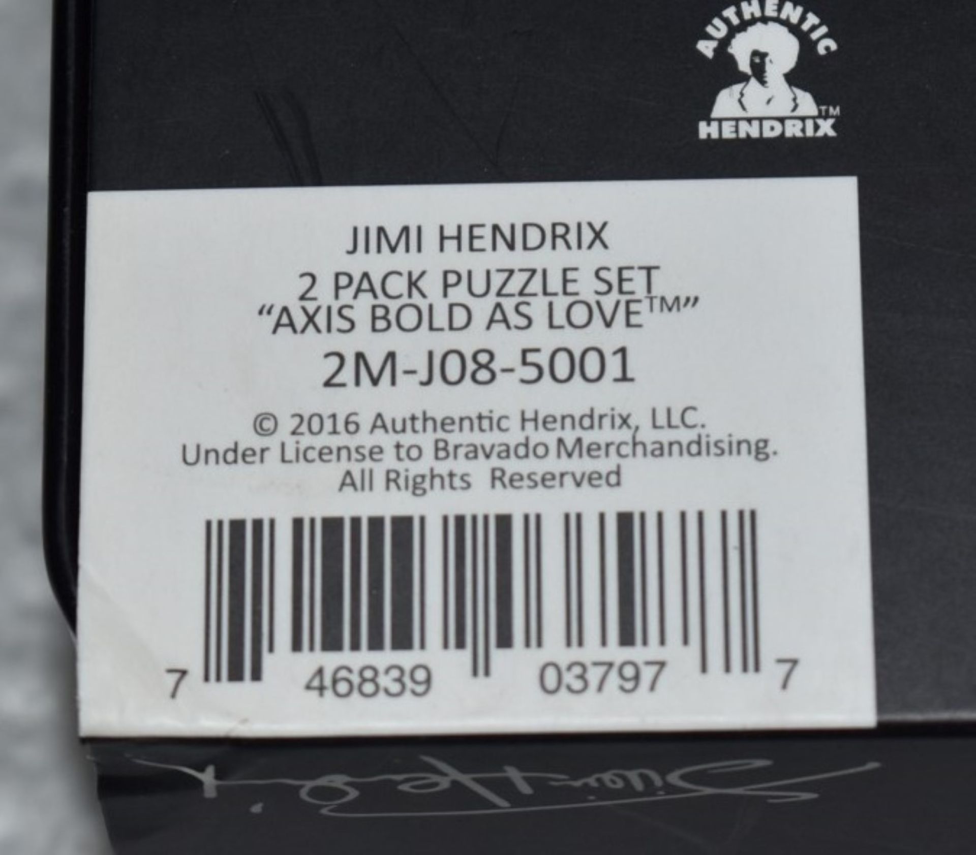 1 x Jimmy Hendrix Jigsaw Puzzle Set - Includes 2 x 256pc Jigsaws in Collectors Metal Gift Box - Image 5 of 6