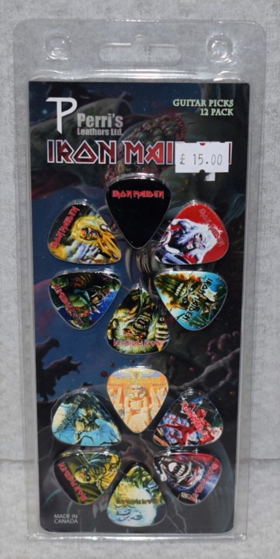 70 x Guitar Pick Multipacks By Perris - Bowie, Pink Floyd, Rush, Iron Maiden & ACDC - RRP £1,050 - Image 7 of 16