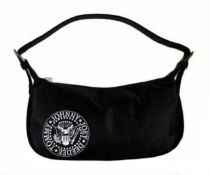 1 x Ramones Solid Black Ladies Handbag - Officially Licensed Merchandise - New & Unused - RRP £35