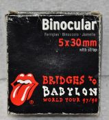 1 x Set of Rolling Stones Binoculars - From the 1997 Bridges to Babylon World Tour