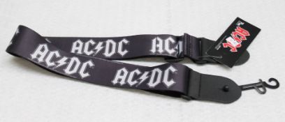 1 x ACDC Guitar Strap by Perri's - Officially Licensed Merchandise - RRP £30 - New & Unused - Ref: