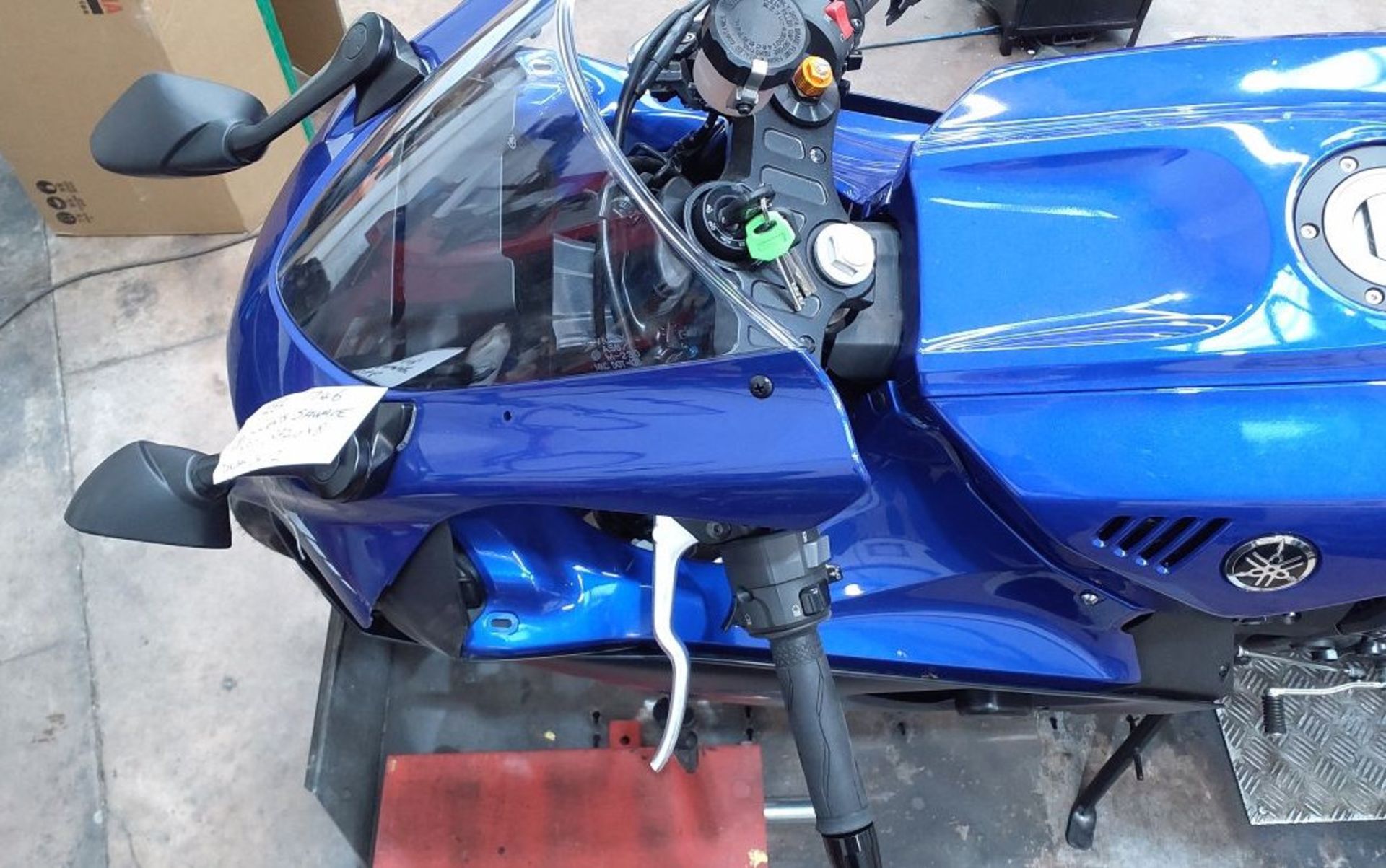 1 x 2022 YAMAHA YZF R7 (YZF690) - 163 Miles - Reg: LR72 GXB - Cat N - CL887 - Location: Dudley DY2 - Image 11 of 11