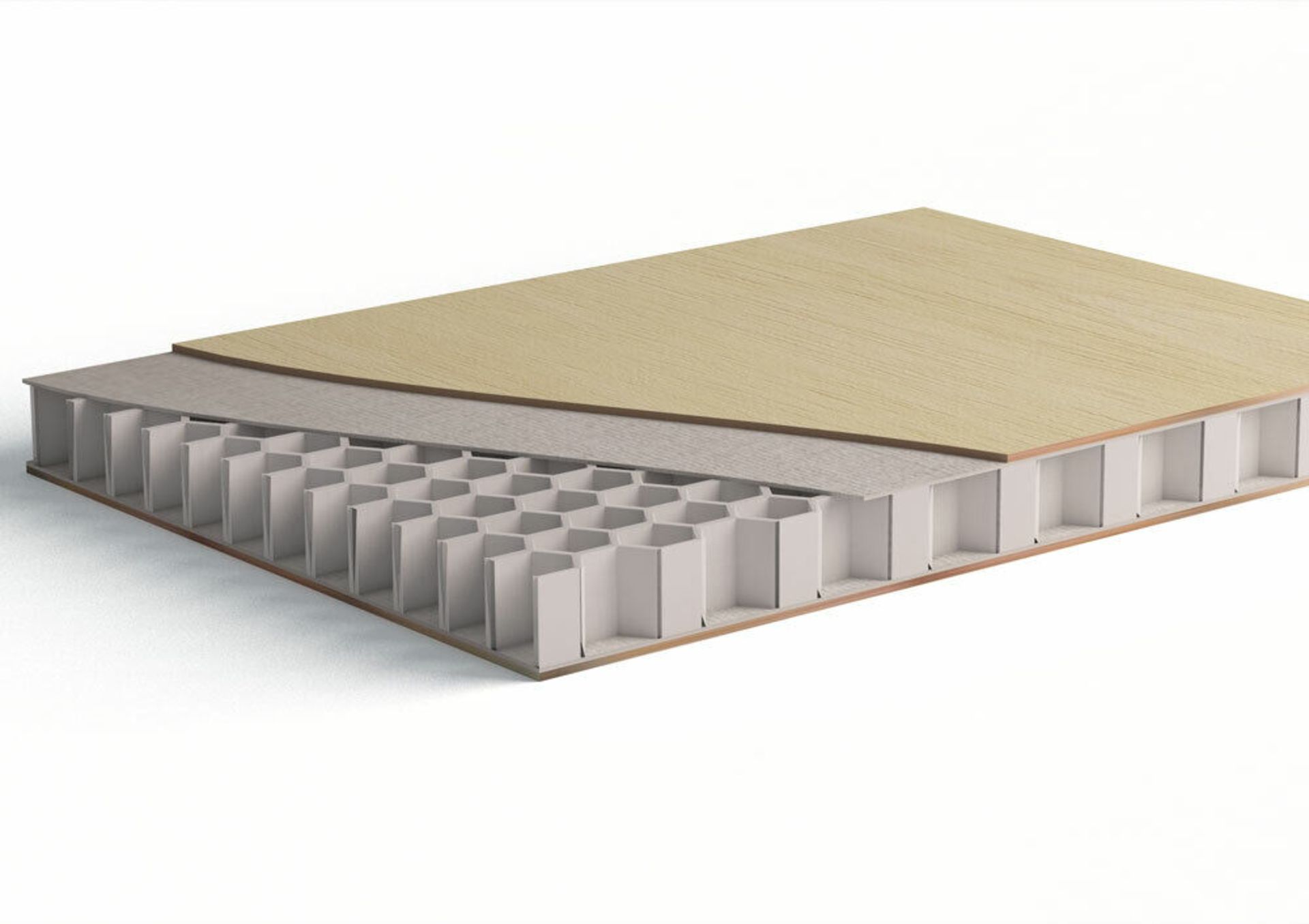 100 x ThermHex Thermoplastic Honeycomb Core Panels - Size: Approx. 2630 x 1210 x 18mm - New - Image 9 of 12