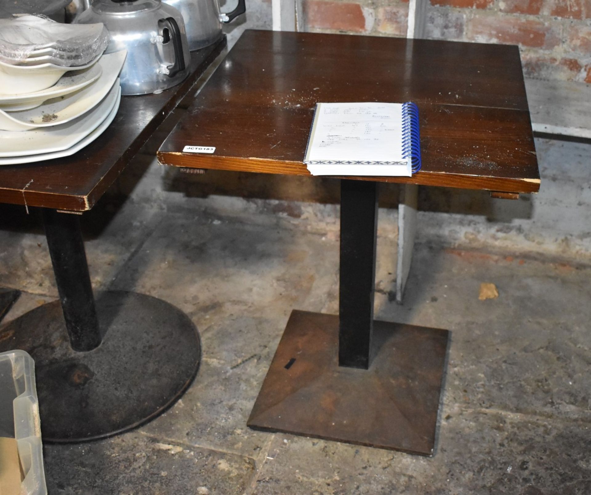 4 x Reastaurant Tables - Various Sizes - Image 2 of 4
