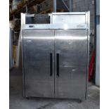 1 x Williams MJ2SA Jade Upright Double Door Refrigerator - Recently Removed From a Working