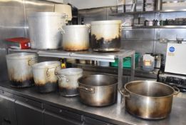 8 x Assorted Cooking Pans - Large Sizes