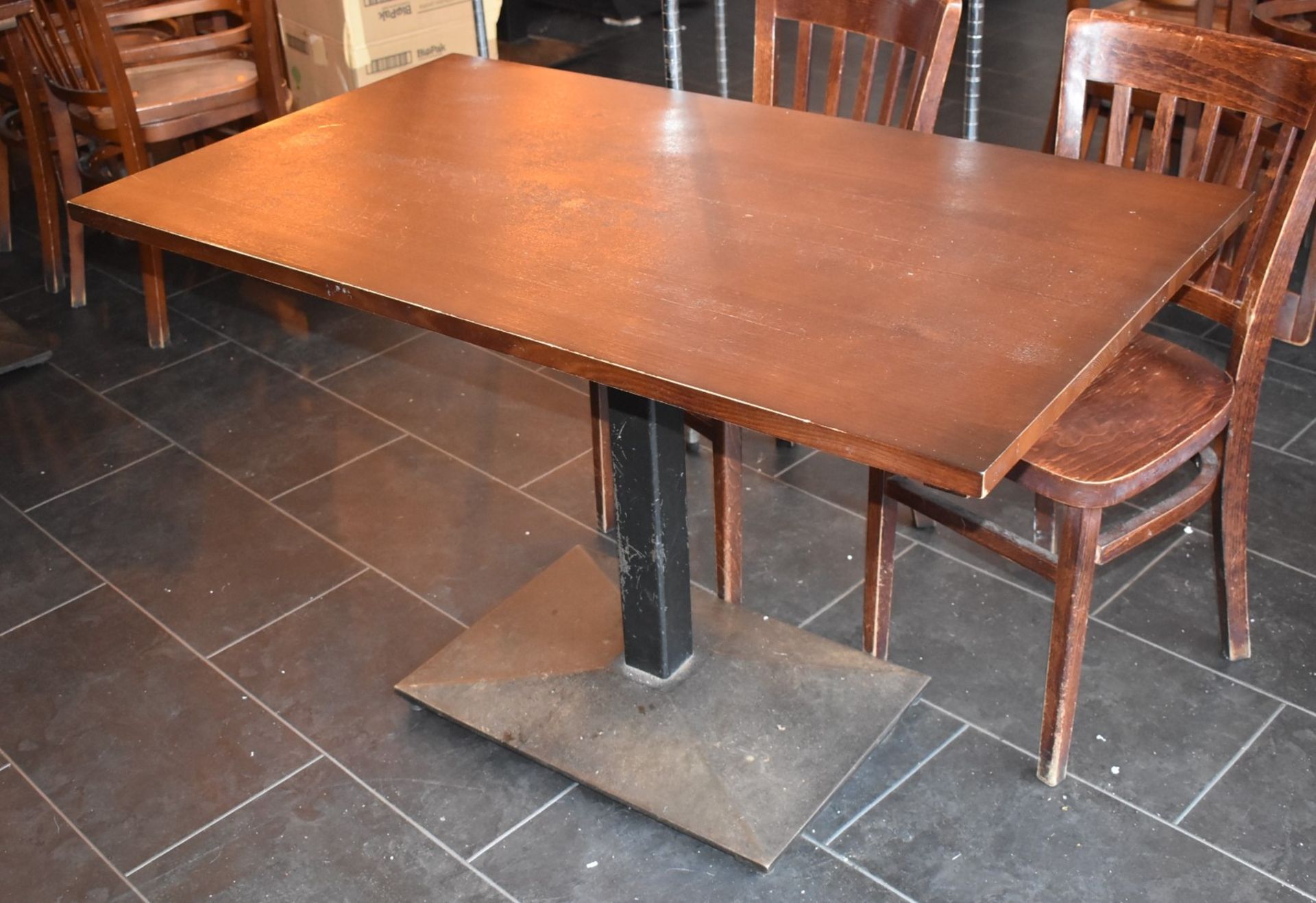 1 x Restaurant Dining Table - Size: W120 x D70 cms - Image 2 of 2