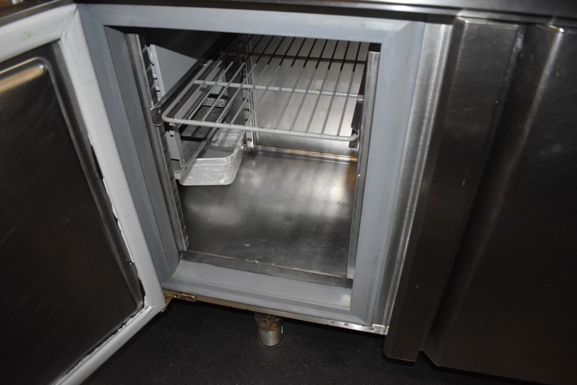 1 x Infrico 4 Door Countertop Refrigerator With Passthrough Shelves and Ticket Rails - Image 12 of 18