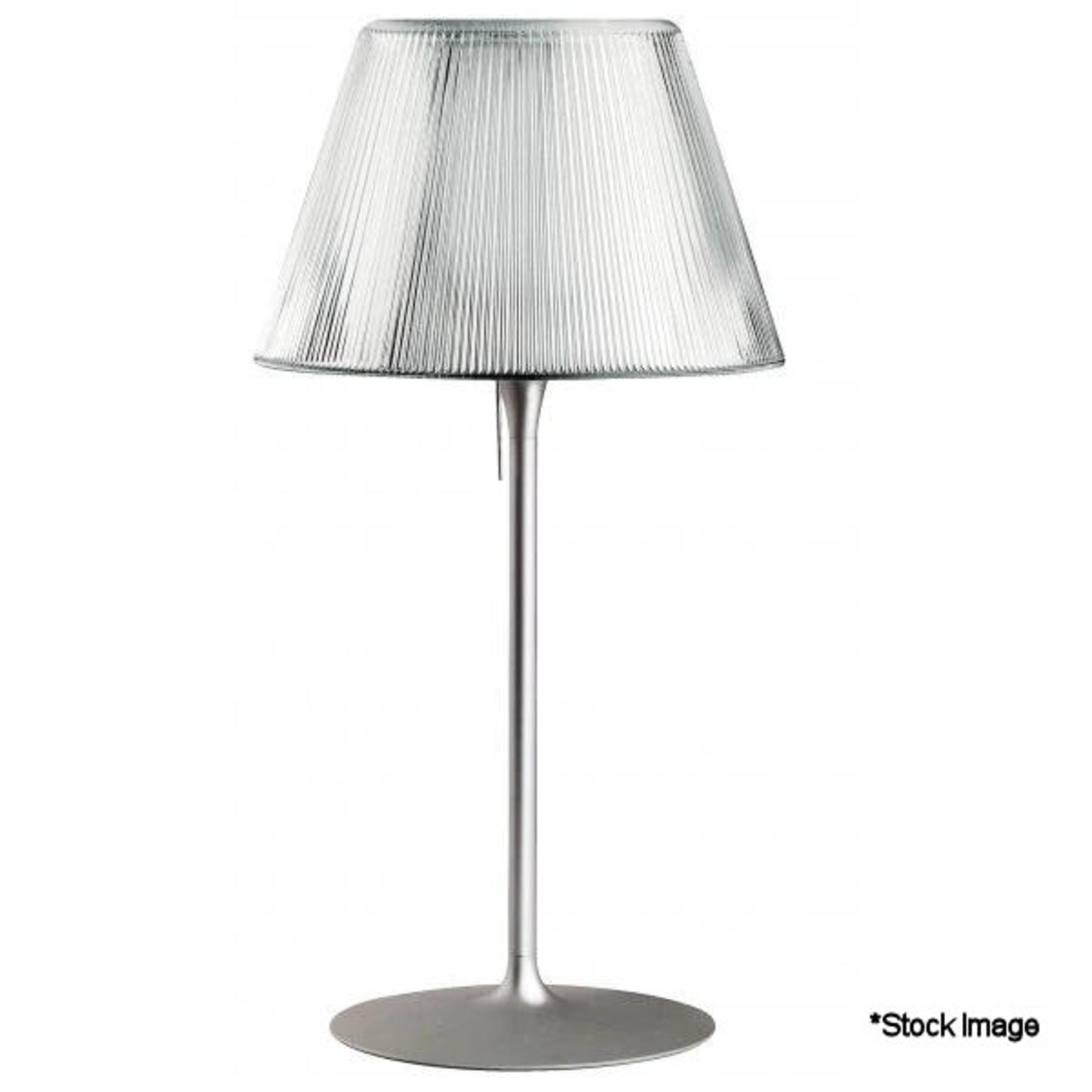 1 x FLOS Romeo Moon T1 Table Lamp In Grey - 665mm Tall - RRP £750 - Ref: ATR126/ATR122/ATRPA -