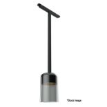 1 x FLOS Suspension Glass Downlight 110 Black Rod 100 mm Dali Version - Designed By Vincent Van